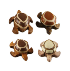 Sea Turtle Collection Mini Figurine Handcrafted in Wood