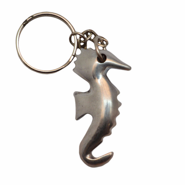 Sea Horse Key Chain Handcrafted in Recycled Aluminum