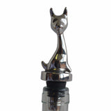 Cat Wine Stopper Handcrafted in Recycled Aluminum