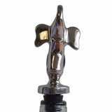Elephant Wine Stopper Handcrafted in Recycled Aluminum and Natural Inserts