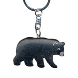 Bear Key Chain Handcrafted in Wood