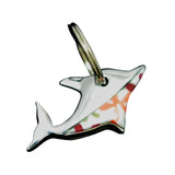 Dolphin Key Chain Handcrafted in Recycled Aluminum and Resine (Assorted)