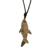 Necklace with Assorted Fish Designs Handcrafted in Wood