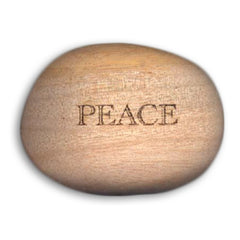 Peace - Inspirational Wood Stone
