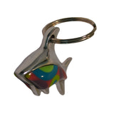 Shark Key Chain Handcrafted in Recycled Aluminum and Resine (Assorted)
