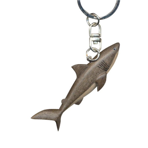 Shark Key Chain Handcrafted in Wood