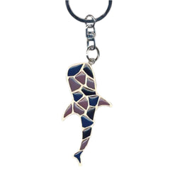 Whale Shark Key Chain Handcrafted in Wood