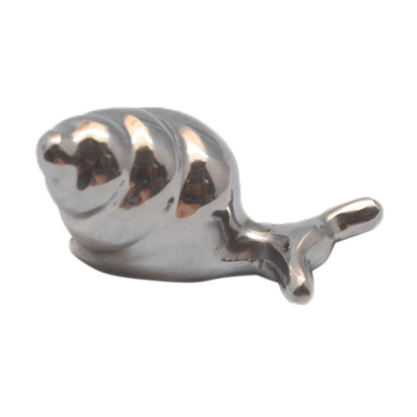 Snail Mini Figurine Handcrafted in Recycled Aluminum
