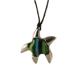 Star Fish Necklace Handcrafted in Recycled Aluminum and Inserts (Assorted)