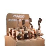 Toothbrush Holder in Assorted Fish Designs Handcrafted in Wood