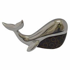 Whale Large Figurine Handcrafted in Recycled Aluminum
