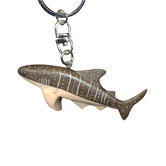Whale Shark Key Chain Handcrafted in Wood