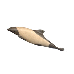 Commerson's Dolphin Magnet Handcrafted in Wood