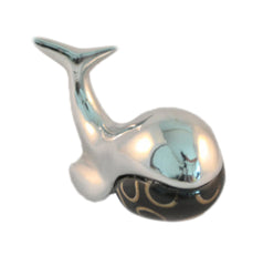 Whale Mini Figurine Handcrafted in Recycled Aluminum