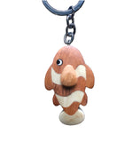 Clown Fish Key Chain Handcrafted in Wood