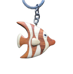 Butter Fish Key Chain Handcrafted in Wood