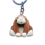 Orangutan Key Chain Handcrafted in Wood