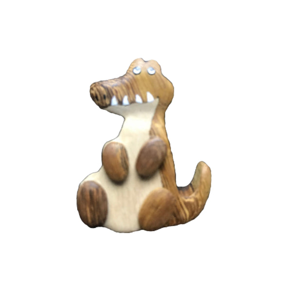 Crocodile Magnet Handcrafted in Wood