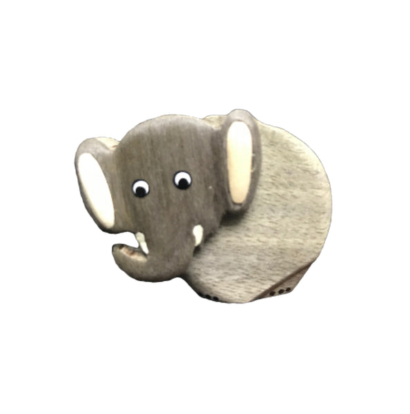 Elephant Magnet Handcrafted in Wood