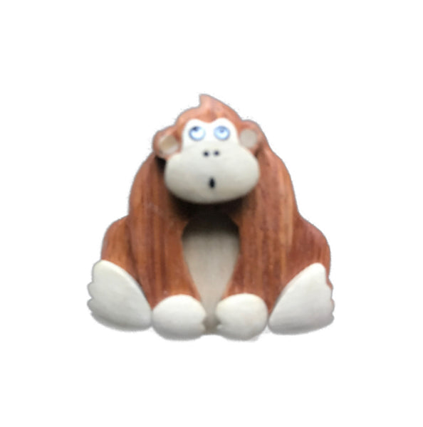 Orangutan Magnet Handcrafted in Wood